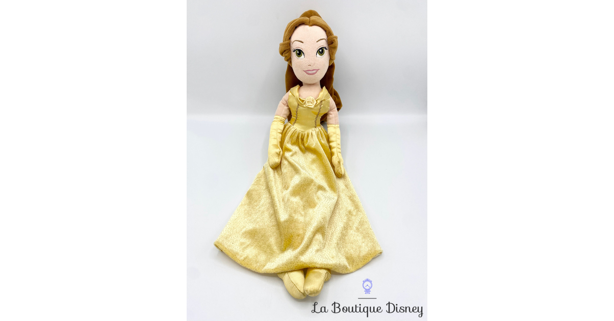 Poupée chiffon Belle La Belle et la Bête Disney Store 2012 peluche